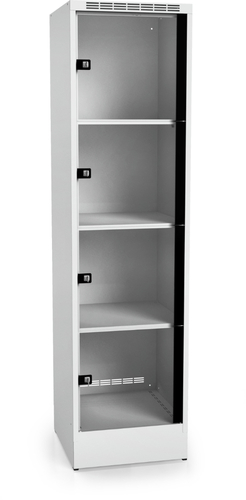  Locker with four glass-filled doors 1920 x 500 x 500